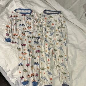 Milkberry Kids Dinosaur and Truck Pajama Sets